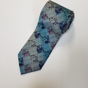 Stacy Adams Beautiful Flower Diamond Pattern Tie